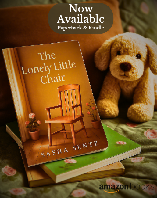 Cover of The Lonely Little Chair by Sasha Sentz, children’s book about kindness.